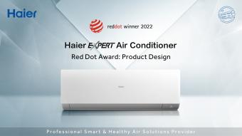 HAIER EXPERT AC WINS PRESTIGIOUS RED DOT DESIGN AWARD