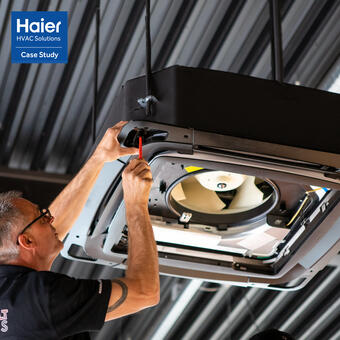 Haier cools down high-end Kitchen Studio in Veendam, Netherlands.