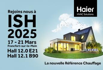 Haier HVAC Solutions repousse les limites en annonçant sa première participation au salon ISH avec non pas un, mais deux stands exceptionnels