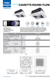 Cassette Round Flow Multisplit - Com. - ES