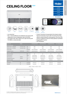 Ceiling Floor Multisplit - Com. - ENG