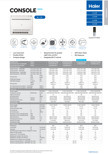 Console Monosplit - Com. - ENG