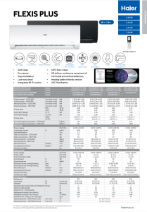 Flexis Plus Monosplit - Res. - ENG