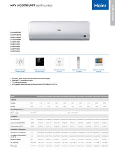 Wall Mounted Units - MRV - ENG