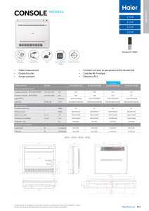 Console Multisplit - Com. - FR