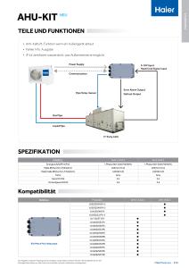 AHU Kit Mono - Com. - DE