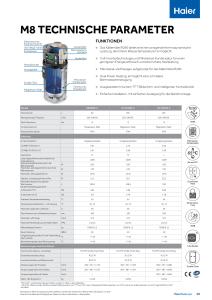 M8 HPWH - Heizung - DE