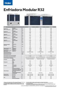 Enfriadora Modular R32 - ESP
