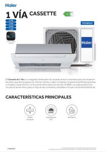 Cassete 1 Vía Monosplit 