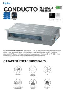 Conducto Baja Presión Monosplit 2025 - ESP