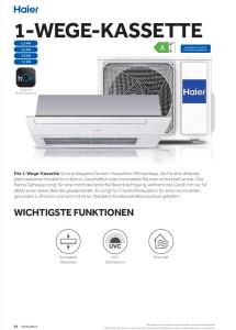 1-Wege Kassette Monosplit - Com. - DE