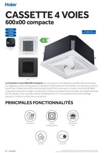 Cassette 4 Voies Compacte Monosplit - Com. - FR