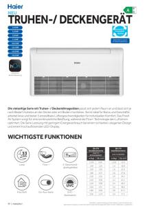 Truhen-Deckengerät Monosplit - Com. - DE