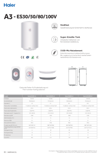 EWH A3 - Heizung – DE