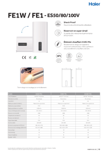 EWH FE1W/FE1 - Chauffage - FR