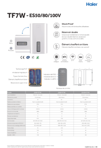 EWH TF7W - Chauffage – FR
