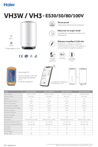 EWH VH3W/VH3 - Chauffage – FR