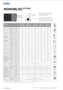 Monobloc GT - Heating - ENG