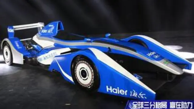 Haier develops a formula car with its own washing machine motor