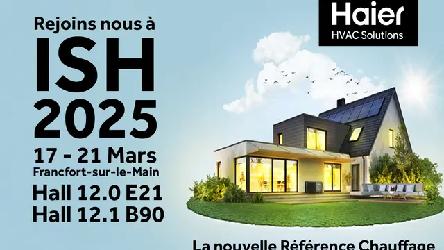 Haier HVAC Solutions repousse les limites en annon&ccedil;ant sa premi&egrave;re participation au salon ISH avec non pas un, mais deux stands exceptionnels